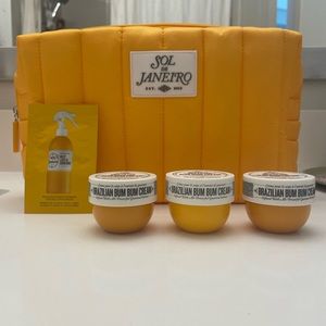 Sol de Janeiro Mini Bum Bum Cream Bundle and Pouch